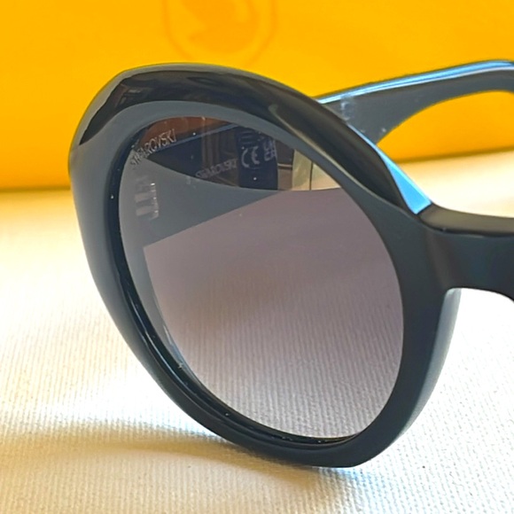 BNIB SWAROVSKI CRYSTAL SUNGLASSES BLACK 52-21-140 - Picture 13 of 14